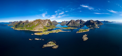 Image showing Lofoten is an archipelago in the county of Nordland, Norway.