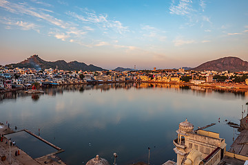 Image showing Pushkar is a town in the Ajmer district in the Indian state of R