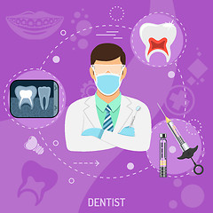 Image showing Medical Doctor Dentist Square Banner