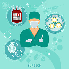 Image showing Medical Surgeon Square Banner