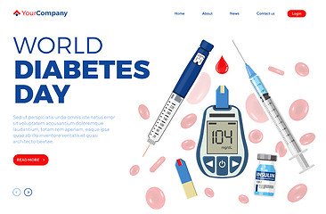 Image showing World Diabetes Day Concept