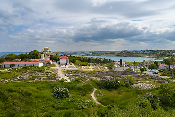 Image showing Ruins Of Chersonesos. Sevastopol.