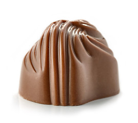 Image showing chocolate praline on white background