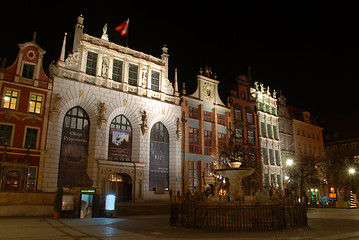 Image showing Gdansk at night