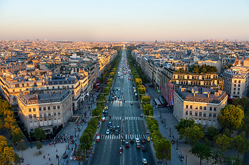 Image showing Avenue des Champs Elysees