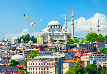 Image showing Suleymaniye Mosque in Istanbul