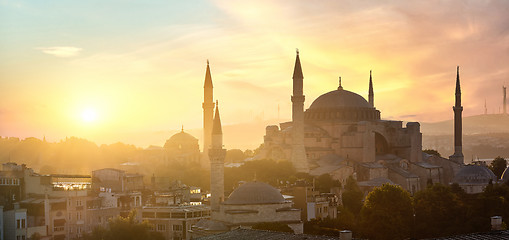 Image showing Ayasofya and cityscape