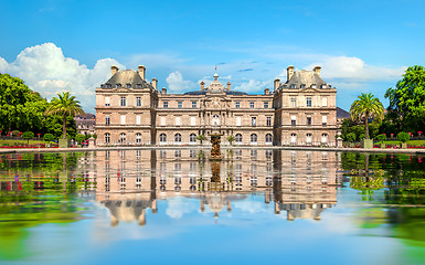 Image showing Facade of Palais du Luxembourg