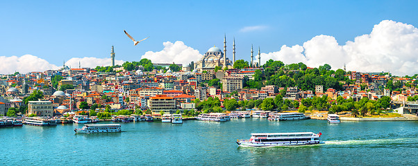 Image showing Golden Horn in Istanbul