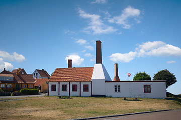 Image showing Industrial smokehouse in Denmark