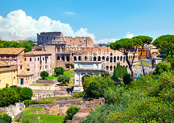 Image showing Rome from the height