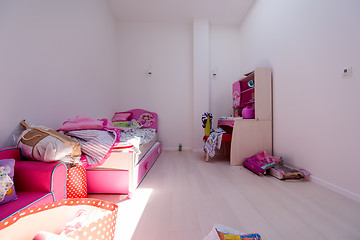 Image showing pink little girl\'s room