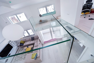 Image showing interior of a two level apartment