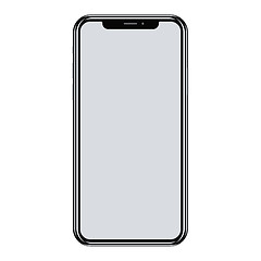 Image showing Vector smartphone isolated on white background