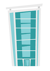 Image showing Business skyscraper vector cartoon illustration.