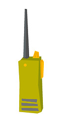 Image showing Radio transmitter vector cartoon illustration.