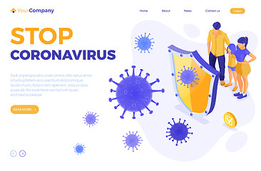 Image showing Stop 2019-nCoV Coronavirus Sign