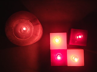 Image showing square candles