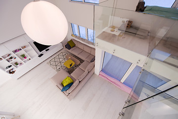 Image showing interior of a two level apartment