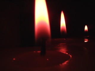 Image showing candle flames