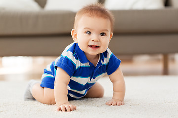 Image showing sweet little asian baby boy