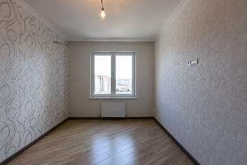 Image showing The interior of an empty room with new renovations