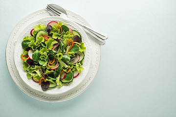 Image showing Green salad