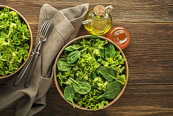 Image showing Green salad 