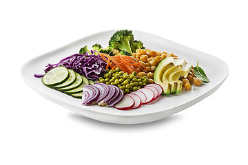 Image showing Salad plate