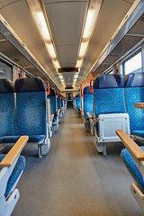 Image showing Passenger Train interior