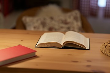 Image showing Book in a table in a room