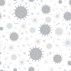 Image showing Vector China Coronavirus Seamless Background