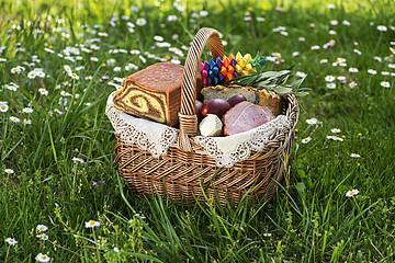 Image showing Easter food