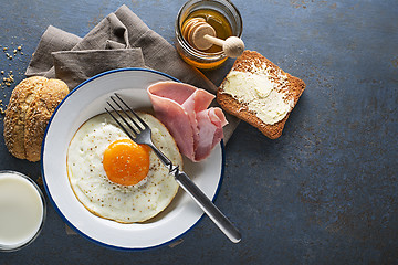 Image showing Fried egg