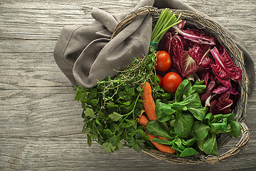 Image showing Vegetable basket