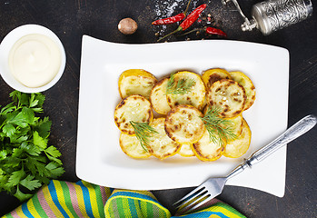 Image showing fried zucchini