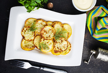 Image showing fried zucchini