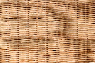 Image showing Woven wick basket texture material