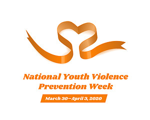 Image showing National Youth Violence Prevention Week. Vector illustration on white