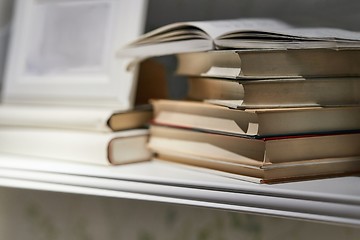 Image showing Books on a shelf