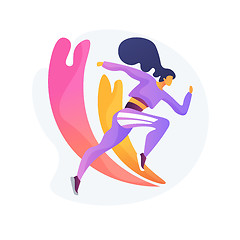 Image showing Workout fashion vector concept metaphor