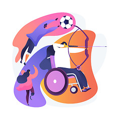 Image showing Disabled sports vector concept metaphor