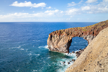 Image showing rock arch Punta Perciato