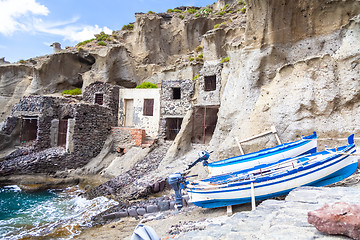 Image showing lost places Lipari Island south Italy