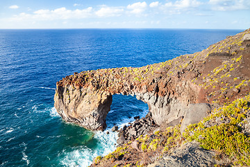 Image showing rock arch Punta Perciato