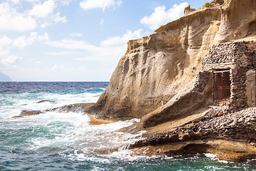 Image showing lost places Lipari Island south Italy