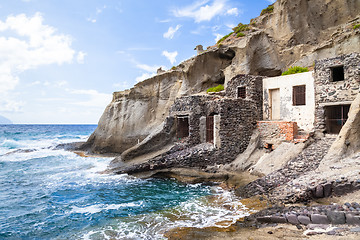 Image showing lost places Lipari Island south Italy