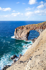 Image showing rock arch Punta Perciato