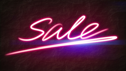 Image showing sale light painting