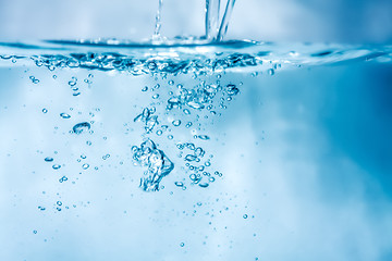 Image showing water air bubbles background